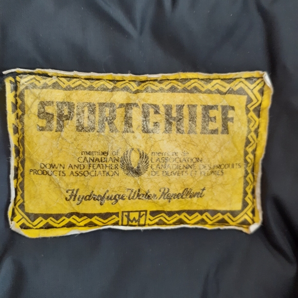 SPORTCHIEF Vintage Men's Blue Down Parka - Size XL - Picture 9 of 9